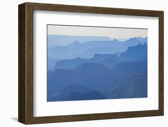 Backlight of the Cliffs of the Grand Canyonarizona, United States of America, North America-Michael Runkel-Framed Photographic Print
