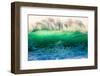 Backlit Beauty-Powerful wave breaking on super shallow reef, Hawaii-Mark A Johnson-Framed Photographic Print