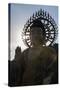 Backlit Golden Maitreya Statue, Beopjusa Temple Complex, South Korea, Asia-Michael-Stretched Canvas