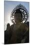 Backlit Golden Maitreya Statue, Beopjusa Temple Complex, South Korea, Asia-Michael-Mounted Photographic Print