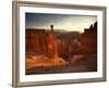 Backlit Hoodoos and Thor's Hammer, Bryce Canyon National Park, Utah, USA-Lee Frost-Framed Photographic Print