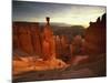 Backlit Hoodoos and Thor's Hammer, Bryce Canyon National Park, Utah, USA-Lee Frost-Mounted Photographic Print