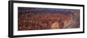 Backlit Hoodoos and Thor's Hammer in Evening Light, Bryce Canyon National Park, Utah, USA-Lee Frost-Framed Photographic Print