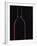 Backlit Shot of a Bottle of Red Wine-Lee Frost-Framed Photographic Print