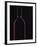 Backlit Shot of a Bottle of Red Wine-Lee Frost-Framed Photographic Print