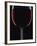 Backlit Shot of a Glass of Red Wine-Lee Frost-Framed Photographic Print