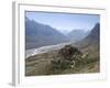 Backlit View of Kee Gompa Monastery Complex from Above, Spiti, Himachal Pradesh, India-Simanor Eitan-Framed Photographic Print