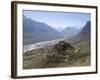 Backlit View of Kee Gompa Monastery Complex from Above, Spiti, Himachal Pradesh, India-Simanor Eitan-Framed Photographic Print