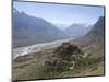 Backlit View of Kee Gompa Monastery Complex from Above, Spiti, Himachal Pradesh, India-Simanor Eitan-Mounted Photographic Print