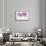 Backlit Violet-null-Framed Stretched Canvas displayed on a wall