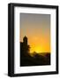 Backlit Watchtower of the Fortress of Fortaleza San Felipe, Puerto Plata, Dominican Republic-Michael Runkel-Framed Photographic Print