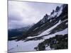 Backpacker Climbing Pass to Get to Glacier Grey, in the Torres Circuit, Chile, South America-Aaron McCoy-Mounted Photographic Print