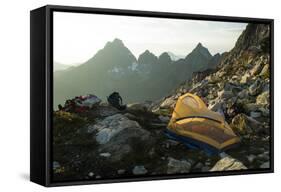 Backpacking in the North Cascades, Washington-Steven Gnam-Framed Stretched Canvas