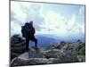 Backpacking on Gulfside Trail, Appalachian Trail, Mt. Clay, New Hampshire, USA-Jerry & Marcy Monkman-Mounted Photographic Print