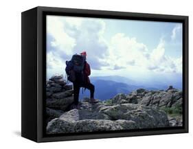 Backpacking on Gulfside Trail, Appalachian Trail, Mt. Clay, New Hampshire, USA-Jerry & Marcy Monkman-Framed Stretched Canvas