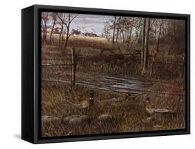 Backroad Gathering-Kevin Daniel-Framed Stretched Canvas