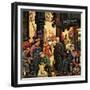 "Backstage at the Met," January 5, 1946-Stevan Dohanos-Framed Giclee Print