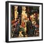 "Backstage at the Met," January 5, 1946-Stevan Dohanos-Framed Giclee Print