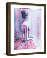 Backstage Nerves-Aimee Del Valle-Framed Art Print