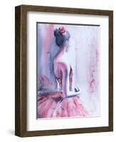 Backstage Nerves-Aimee Del Valle-Framed Art Print