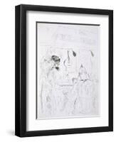 Backstage Scene at a Paris Bal De Nuit or Circus-French-Framed Giclee Print