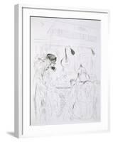 Backstage Scene at a Paris Bal De Nuit or Circus-French-Framed Giclee Print