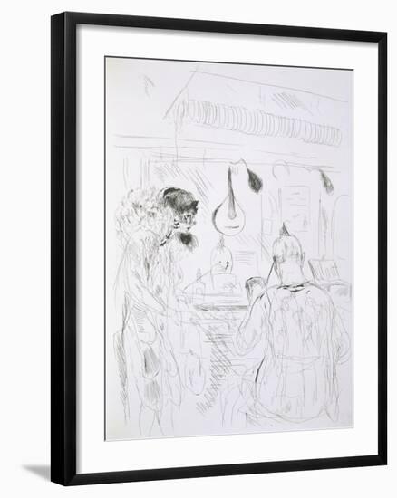 Backstage Scene at a Paris Bal De Nuit or Circus-French-Framed Giclee Print