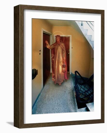 Backstairs Jesus, 2003-Trygve Skogrand-Framed Giclee Print