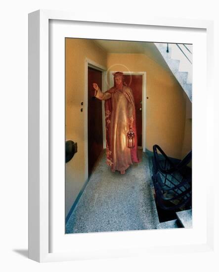 Backstairs Jesus, 2003-Trygve Skogrand-Framed Giclee Print