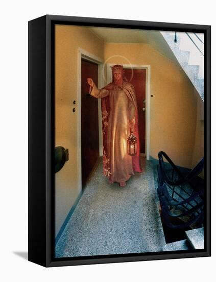 Backstairs Jesus, 2003-Trygve Skogrand-Framed Stretched Canvas