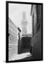 Backstreet and Old Mosque, Baghdad, Iraq, 1917-1919-null-Framed Giclee Print