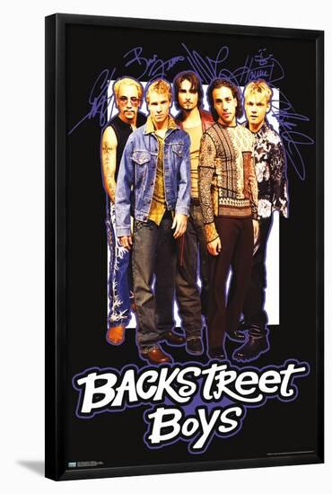 Backstreet Boys - Signatures-Trends International-Framed Poster