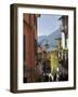 Backstreets of Bellagio, Lake Como, Lombardy, Italian Lakes, Italy, Europe-Peter Barritt-Framed Photographic Print