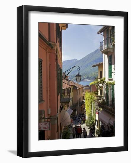 Backstreets of Bellagio, Lake Como, Lombardy, Italian Lakes, Italy, Europe-Peter Barritt-Framed Photographic Print