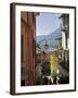 Backstreets of Bellagio, Lake Como, Lombardy, Italian Lakes, Italy, Europe-Peter Barritt-Framed Photographic Print