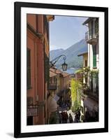 Backstreets of Bellagio, Lake Como, Lombardy, Italian Lakes, Italy, Europe-Peter Barritt-Framed Photographic Print