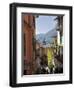 Backstreets of Bellagio, Lake Como, Lombardy, Italian Lakes, Italy, Europe-Peter Barritt-Framed Photographic Print