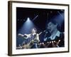 Backup Singer Lisa Fischer and Guitarist Keith Richards During Performance by the Rolling Stones-null-Framed Premium Photographic Print