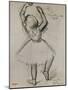 Backview of a Dancer-Edgar Degas-Mounted Giclee Print