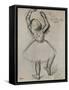 Backview of a Dancer-Edgar Degas-Framed Stretched Canvas