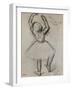 Backview of a Dancer-Edgar Degas-Framed Giclee Print