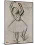 Backview of a Dancer-Edgar Degas-Mounted Giclee Print