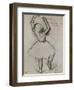 Backview of a Dancer-Edgar Degas-Framed Giclee Print