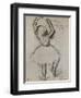 Backview of a Dancer-Edgar Degas-Framed Giclee Print