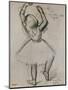 Backview of a Dancer-Edgar Degas-Mounted Giclee Print