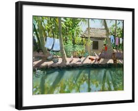 Backwaters, India-Andrew Macara-Framed Giclee Print