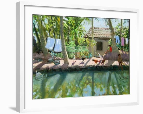 Backwaters, India-Andrew Macara-Framed Giclee Print