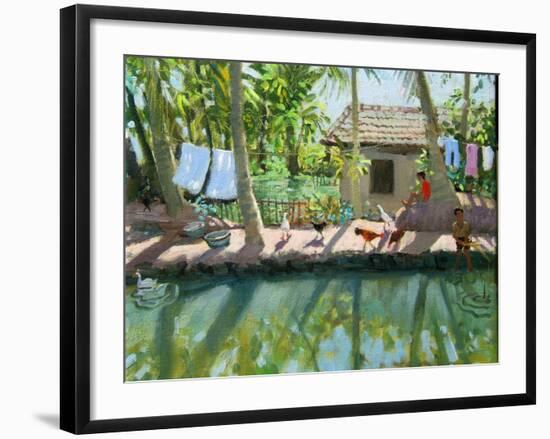 Backwaters, India-Andrew Macara-Framed Giclee Print