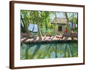 Backwaters, India-Andrew Macara-Framed Giclee Print