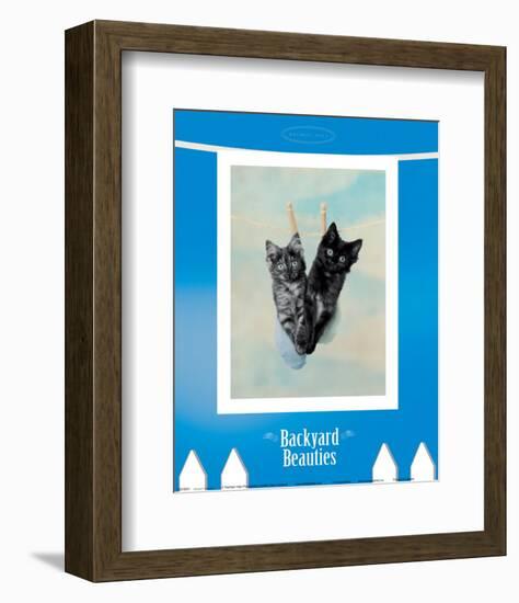 Backyard Beauties-Rachael Hale-Framed Art Print